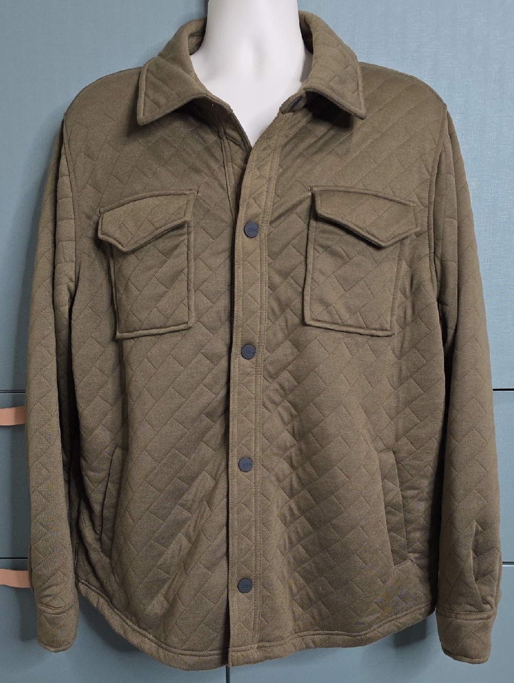 784. Dakine Men's Quilted Lightweight Shirt Jacket Shacket Brown XL